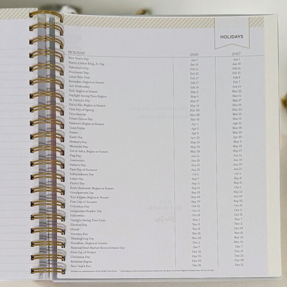 BellaRosaMariaBoutique Exclusive 2026 Planner Set - Aurora Sunset Gradient - Picture 9 of 15